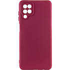 Чохол Silicone Cover Lakshmi Full Camera (A) для Samsung Galaxy M33 5G Бордовий / Marsala, Full camera