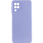 Чохол Silicone Cover Lakshmi Full Camera (A) для Samsung Galaxy M53 5G Бузковий / Dasheen, Full camera