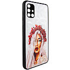 TPU+PC чохол Prisma Ladies для Samsung Galaxy A51 Girl in a hat, TPU+PC Ukrainian Girl, TPU+PC