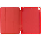 Чохол (книжка) Smart Case Open buttons для Apple iPad 10.2" (2019) (2020) (2021) Red, Штучна шкіра, фото 3