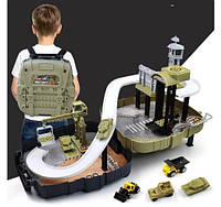 Детский игровой набор Военная база в рюкзаке Military Base Special Forces