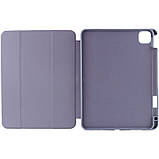 Чохол (книжка) Smart Case Open buttons для Apple iPad 12.9 (2018-2022) Lavender gray, Штучна шкіра, фото 3