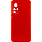 Чохол Silicone Cover Lakshmi Full Camera (A) для Xiaomi 12T / 12T Pro Червоний / Red, Full camera