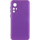 Чохол Silicone Cover Lakshmi Full Camera (A) для Xiaomi 12T / 12T Pro Фіолетовий / Purple, Full camera