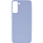 Силіконовий чохол Candy для Samsung Galaxy S21+ Блакитний / Lilac Blue