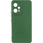 Чохол Silicone Cover Lakshmi Full Camera (A) для Xiaomi Redmi Note 12T Pro Зелений / Dark green, Full camera