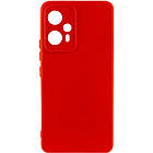 Чохол Silicone Cover Lakshmi Full Camera (A) для Xiaomi Redmi Note 12T Pro Червоний / Red, Full camera