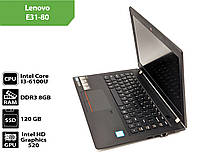 Ноутбук Lenovo E31-80 (13.3" (1920x1080)/I3-6100U/DDR3 8 Gb/SSD 120GB)