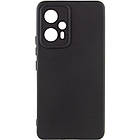 Чохол Silicone Cover Lakshmi Full Camera (A) для Xiaomi Redmi Note 12T Pro Чорний / Black, Full camera