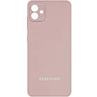 Чохол Silicone Cover Full Camera (AA) для Samsung Galaxy A04 Рожевий / Pink Sand, Full camera