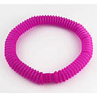 Розвивальна дитяча іграшка-антистрес Pop Tube 20 см Рожева, фото 3