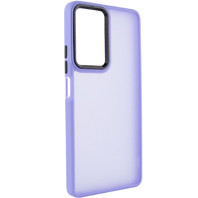 Чохол TPU+PC Lyon Frosted для Oppo A96 Purple, TPU+PC