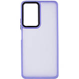 Чохол TPU+PC Lyon Frosted для Oppo A96 Purple, TPU+PC, фото 2