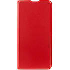 Шкіряний чохол книжка GETMAN Elegant (PU) для Xiaomi Redmi Note 11 (Global) / Note 11S Червоний, Штучна шкіра, Слот для візитки