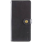 Шкіряний чохол книжка GETMAN Gallant (PU) для Samsung Galaxy A31 Чорний, Штучна шкіра, Слот для візитки