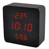 Часы электронные VST-872S-1, термометр, будильник, влажность, календарь