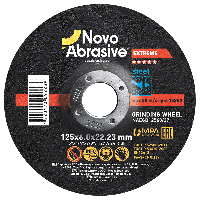 Круг шліфувальний по металу NOVOABRASIVE Extreme 125 х 6 x 22.23 мм