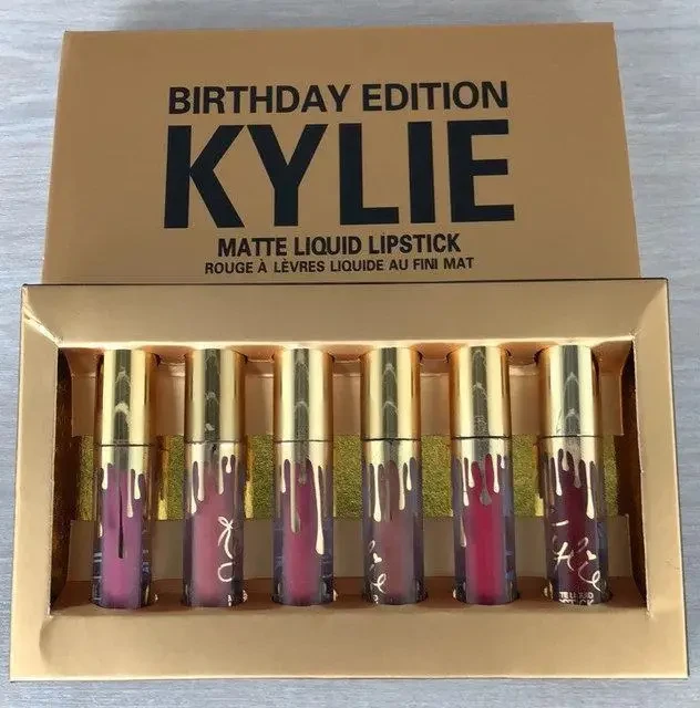 Набор жидких помад KYLIE № KL6 в упаковке 6шт, стойкие, помада для губ Kylie - фото 4 - id-p2120129316