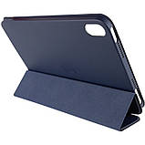 Чохол (книжка) Smart Case Series with logo для Apple iPad Mini 6 (8.3") (2021) Синій / Dark Blue, фото 5