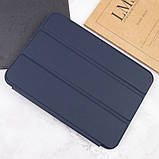 Чохол (книжка) Smart Case Series with logo для Apple iPad Mini 6 (8.3") (2021) Синій / Dark Blue, фото 6