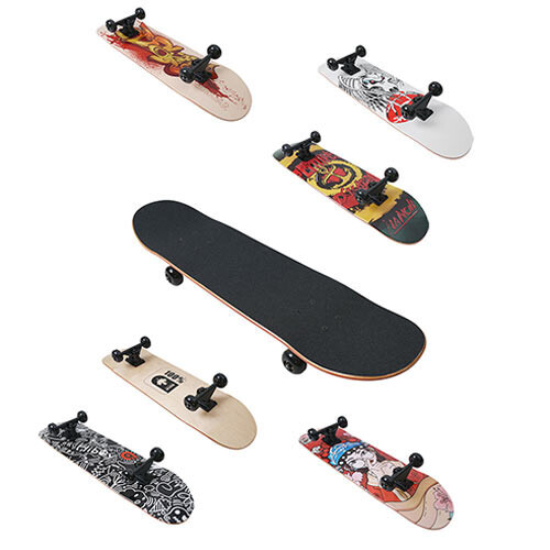 Скейт канадський клен дерев'яний, дека 78х20 см, колеса PU 55х30 мм, фото 1