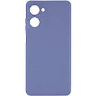 Силіконовий чохол Candy Full Camera для Realme 10 4G Блакитний / Mist blue