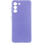 Чохол Silicone Cover Lakshmi Full Camera (A) для Samsung Galaxy S22 Бузковий / Dasheen, Full camera