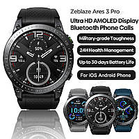 Часы Zeblaze Ares 3 Pro Amoled smart годинник смарт браслет умные band watch ultra xiaomi gear stratos galaxy