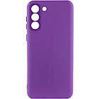 Чохол Silicone Cover Lakshmi Full Camera (A) для Samsung Galaxy S22 Фіолетовий / Purple, Full camera