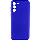 Чохол Silicone Cover Lakshmi Full Camera (A) для Samsung Galaxy S22 Синій / Iris, Full camera