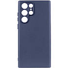 Чохол Silicone Cover Lakshmi Full Camera (A) для Samsung Galaxy S22 Ultra Синій / Midnight blue, Full camera