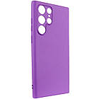 Чохол Silicone Cover Lakshmi Full Camera (A) для Samsung Galaxy S22 Ultra Фіолетовий / Purple, Full camera