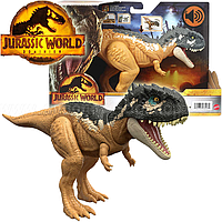 Динозавр Скорпиовенатор со звуком Jurassic World Dominion Roar Strikers Skorpiovenator Mattel HDX37