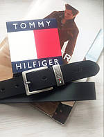 Шкіряний ремінь Tommy Hilfiger black