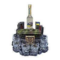 Український "БМП-1" декоративна підставка для алкоголю, тематичний Міні Бар