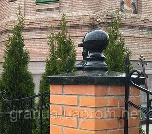 Парапети, кришки та накривки з темного лабрадориту 100 х 30 х 3 см