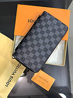 Гаманець сірий Louis Vuitton big Damier Graphite Lux k351