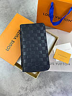 Гаманець чорний Louis Vuitton big infini Lux k349
