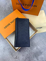 Гаманець Louis Vuitton Epi без блискавки чорний k320