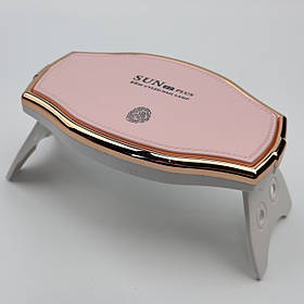 Міні UV/LED лампа Sun 17 Plus для сушіння нігтів на USB (складна), 48 Вт. Рожевий