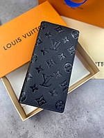 Гаманець чорний Louis Vuitton Black Monogram k322