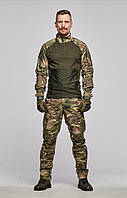 Костюм тактичний військовий (убакс + штани) мультикам Ріп-Стоп форма з убаксом мультикам армійський костюм мультикам весна-літо