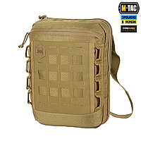 Тактическая сумка-планшет M-TAC LASER CUT HEX. Сумка для скрытого ношения оружия м-так. (Койот)