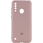 Чохол Silicone Cover My Color Full Camera (A) для ZTE Blade A7 Fingerprint (2020) Рожевий / Pink Sand, Full camera