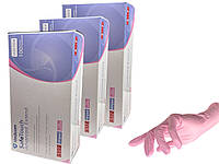 Нитриловые перчатки Medicom SafeTouch Extend Pink, плотность 3.8 г. S (6-7)- розовые (100 шт)