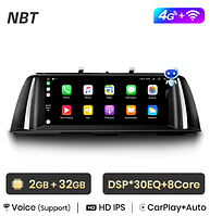 Junsun 4G Android магнітолу для BMW 5 Series F10 F11 2009 — 2018 2ГБ ОЗУ + 32 + 4G NBT