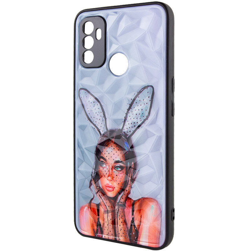 TPU+PC чохол Prisma Ladies для Oppo A53 / A32 / A33 Rabbit, TPU+PC