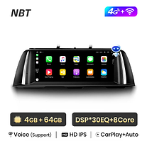 Junsun 4G Android магнітолу для BMW 5 Series F10 F11 2009 — 2018 4ГБ ОЗУ + 64 + 4G NBT