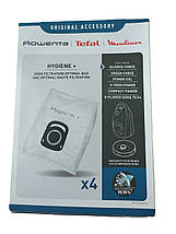 Мішки (Оригінал) для сміття для бази Rowenta X-PLORER Serie 65+ 85+ 90+ ( RR8L85WH / RR87D5WH / RR8797WH ) / 4 штуки, фото 2