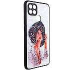 TPU+PC чохол Prisma Ladies для Oppo A15s / A15 Girl in a hat, TPU+PC